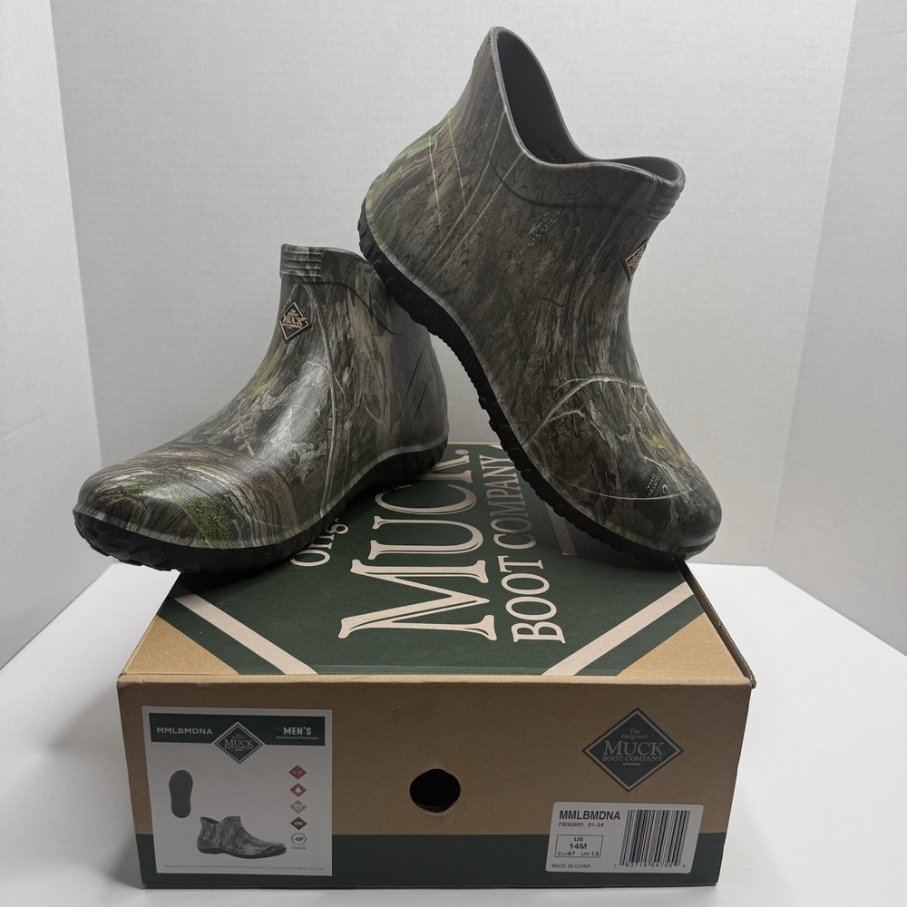 Muck Boot Muckster Lite Mossy Oak Country DNA Clogs Mens 14 MMLBMDNA New